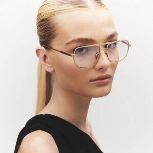 Elisa Johnson Gold Frame Jane Glasses